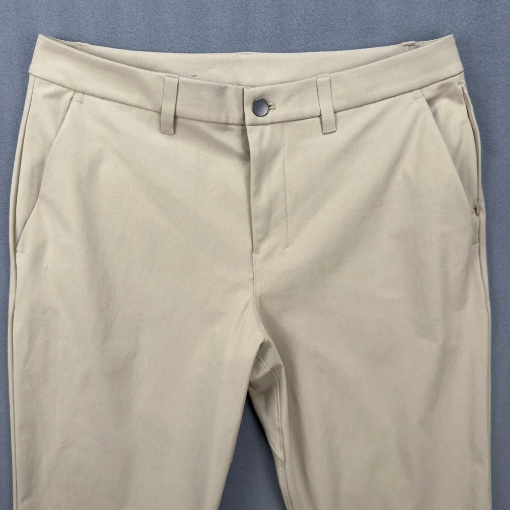Lululemon Commission Pant Classic Tan Khaki Men 32 LM5AOSS